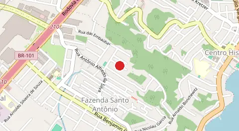Mapa de Fazenda Santo Antônio