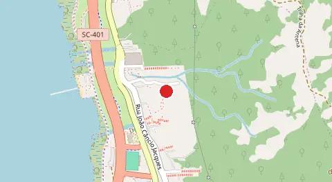 Mapa de Costeira do Pirajubae