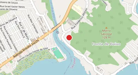 Mapa de Ponta de Baixo