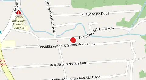 Mapa da localização