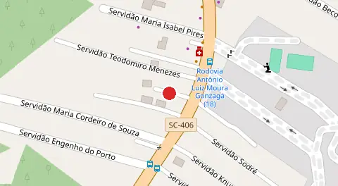 Mapa da localização
