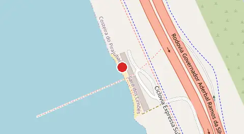 Mapa da localização