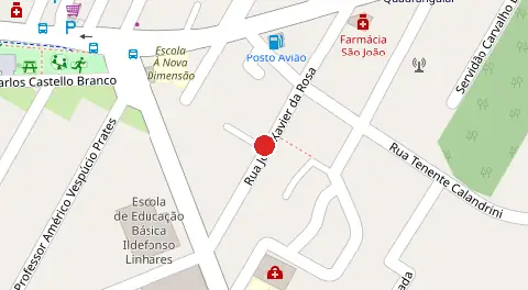 Mapa da localização