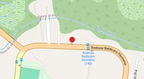 Mapa da localização