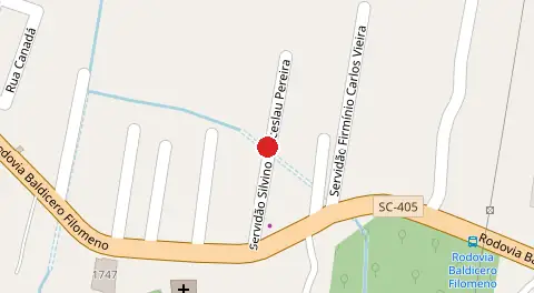 Mapa da localização