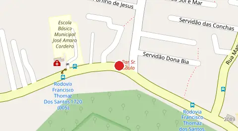 Mapa da localização