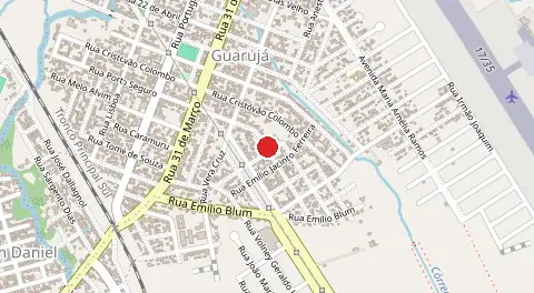 Mapa de Guaruja