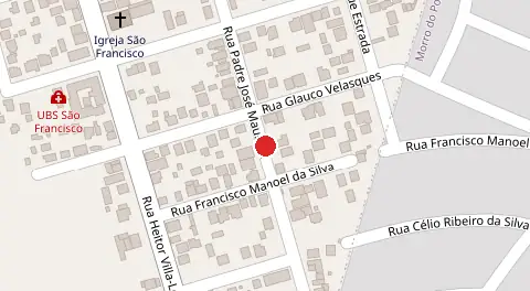 Mapa da localização