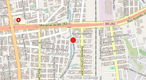 Mapa de Ponte Grande