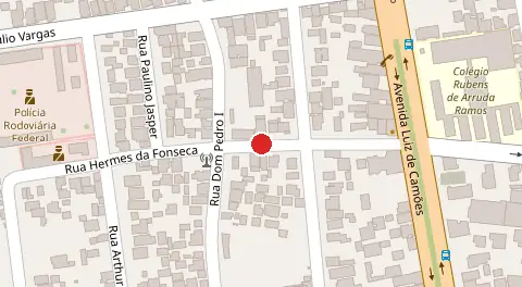 Mapa da localização