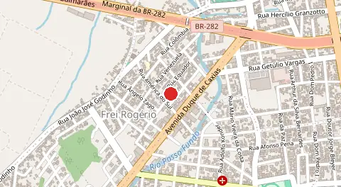 Mapa de Frei Rogerio