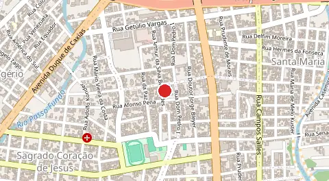 Mapa de Sagrado Coração de Jesus