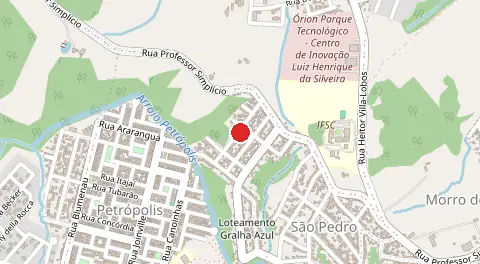 Mapa de Petropolis