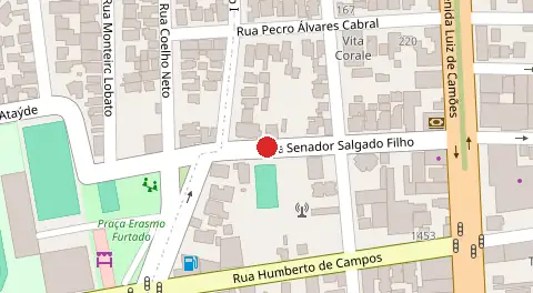 Mapa da localização