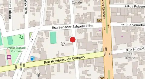 Mapa da localização