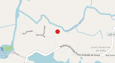 Mapa de Santa Terezinha do Salto
