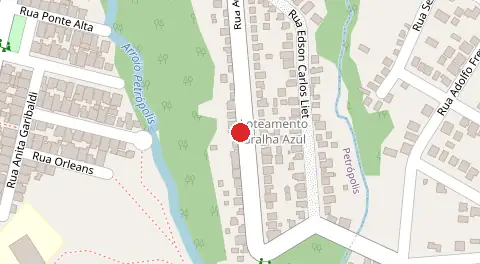 Mapa da localização