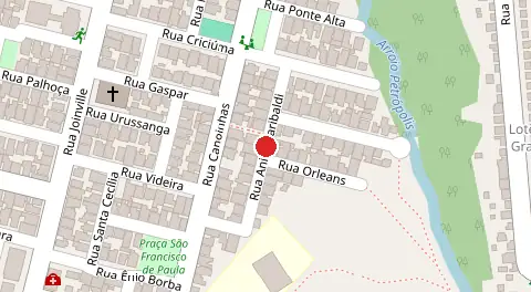 Mapa da localização