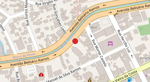 Mapa da localização