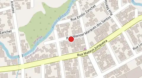 Mapa da localização
