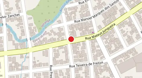 Mapa da localização