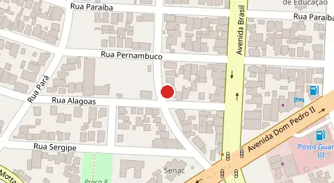 Mapa da localização
