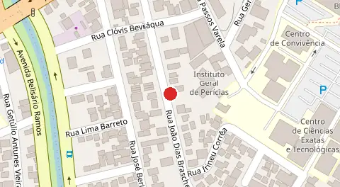 Mapa da localização