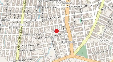 Mapa de Copacabana