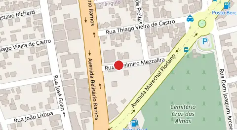 Mapa da localização