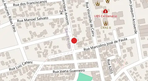 Mapa da localização
