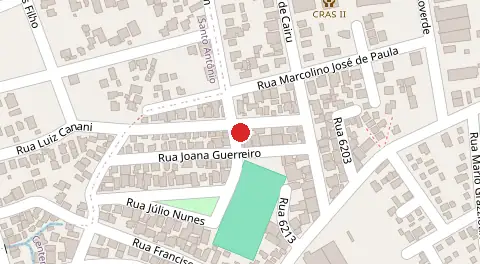 Mapa da localização
