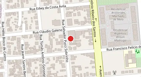 Mapa da localização