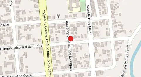 Mapa da localização