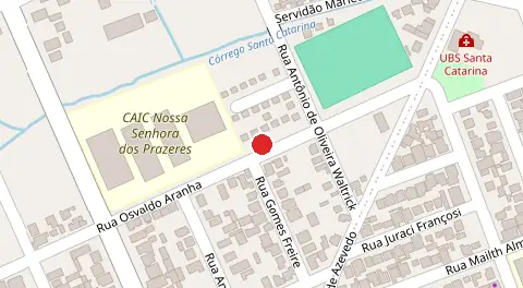 Mapa da localização