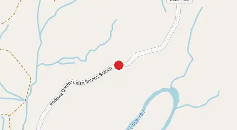 Mapa de Rodovia Doutor Celso Ramos Branco