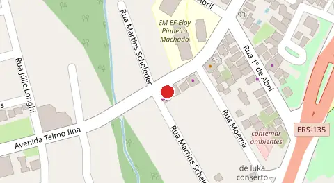 Mapa da localização