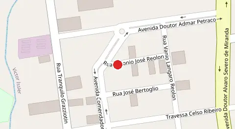 Mapa da localização