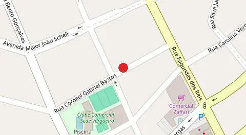 Mapa da localização