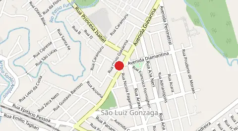 Mapa de Bairro São Luiz Gonzaga