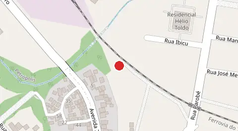 Mapa da localização