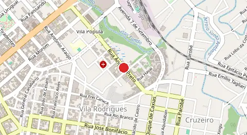 Mapa de Cruzeiro