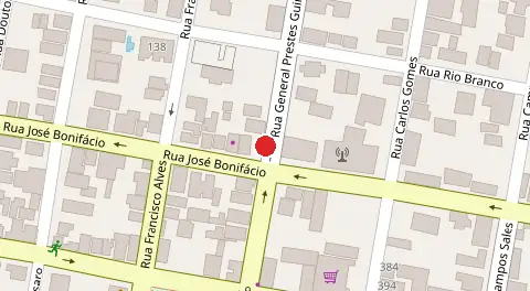 Mapa da localização