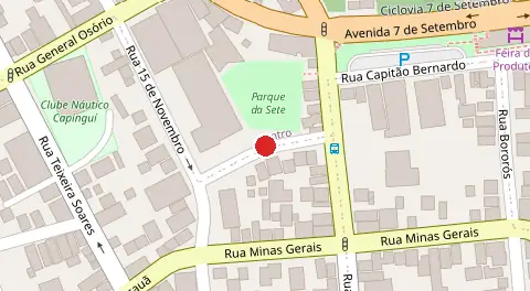 Mapa da localização