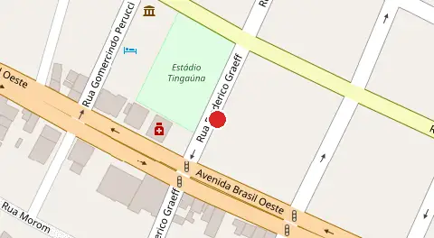 Mapa da localização