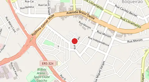 Mapa de Loteamento Bela Vista