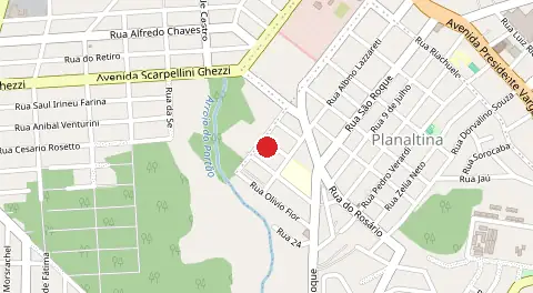 Mapa de Planaltina Vila Ivo Ferreira