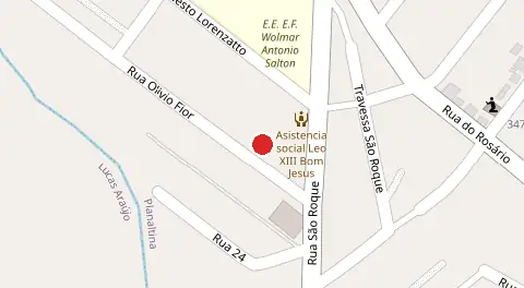 Mapa da localização