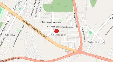 Mapa de Loteamento Cesar Santos