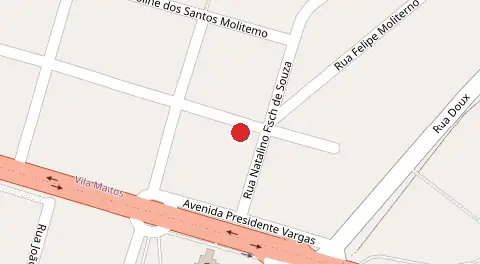 Mapa da localização