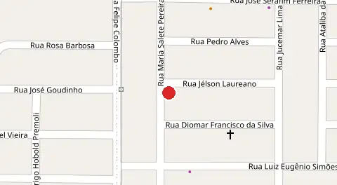 Mapa da localização